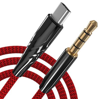 China Type C To 3.5mm Headphone Adapter Car Audio Male C Able For Huawei,Xiaomi,Google Pixel GalaxySamsung Galaxy S20 Note10 for sale