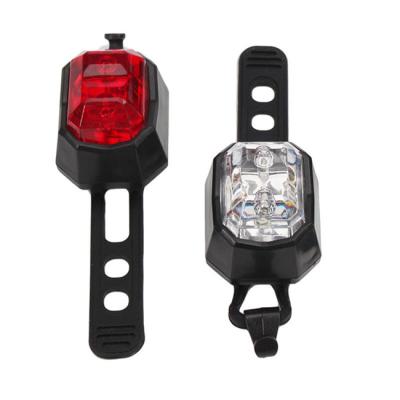 China Newest Handlebar Front Light Cycling 2 Led Mini Bike Light Set Back Bike Safety Red Turn Signal Rear Light Headlight for sale