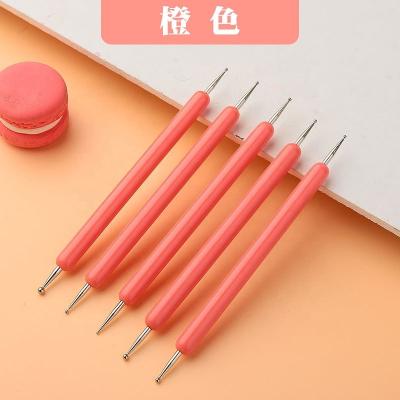 China Fuumuui Nail Design Durable Professional Nail Art Dotting Tools Double Metal Head Diamond Nail Art Rhinestone Picker for sale