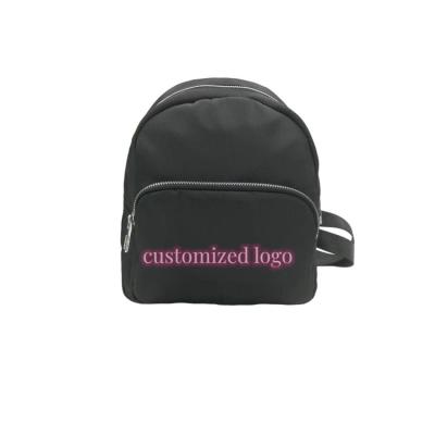 China Waterproof Manufacturer Sale Small Nylon Tote Backpack Custom Logo Shoulder Woman Bags for sale