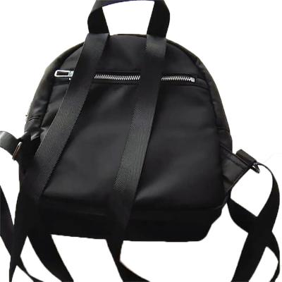 China Waterproof Factory Supply Luxury Small Nylon Backpack Solid Color School Travel Backpack Bag For Women for sale