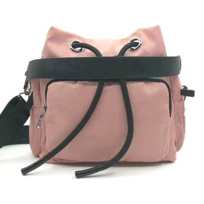 China Water proof Wholesale High Quality Ladies Waterproof Nylon Canvas Drawstring Messenger Bags Custom Logo Handbags For Women for sale