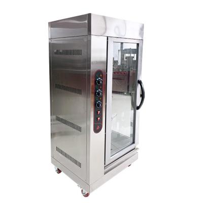 China Outdoor Commercial Electric Rotating Vertical Rotary Rotisserie Machine Industrial BBQ Chicken Oven Charcoal Gas Kebab Stove for sale