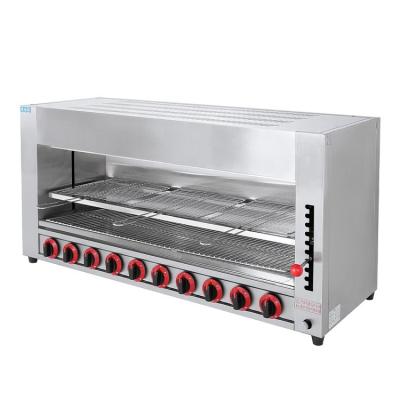 China High build quality commercial table top stainless steel equipment food processing machine kitchen salamander electric grill for cooking for sale