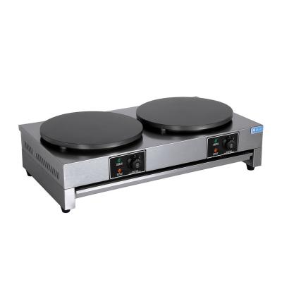 China 2022 Outdoor Hot Selling Hot Selling Commercial Pancake Maker Fully Automatic Double Plate Electric Fabric Machine for sale