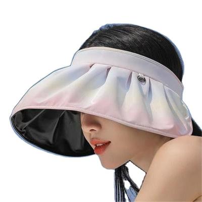 China New Image Design Sun Visor Hat Fashion Sun Bucket Hat Beach Casual Laser Multi Function Hat for sale