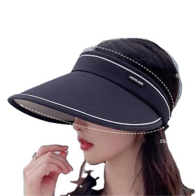 China Wide Fisherman Sun Visor Hat Image Dome Large Brim Satin Brim Sunscreen Letters for sale