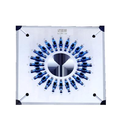 China Assembled LC Connectors Polishing Good Quality Stainless Steel Polishing Machine Fiber Optic Jig For Polishing LC Assembled Connectors LC-PC-24 for sale