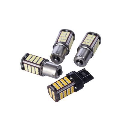 China Car Reverse Light 1157 2835 24 SMD 3157 Led 7440 7443 Para Amber Red 1156 Led Auto Turn Signal Light Reverse Bulbs For Cars for sale