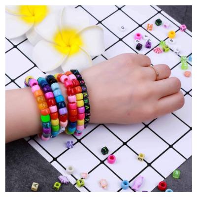 China Jewelry Making Wholesale Cheap Beads Diy Kit Letter Spacer Beads Pony Bead Crafting Supplies for sale