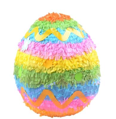 China Stick length: 23cm OEM/ODM designs are available Easter Party Decoration 2021 Mini Dino Egg and Rabbit Pinata for Kids for sale