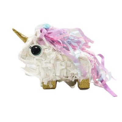 China Cheap Tissue Paper Party Pinata Custom Design Birthday Unicorn Pinata for sale