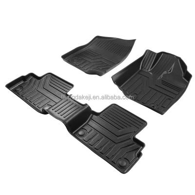 China Strip Car Mat High Quality Customized 3D Environmentally Odorless and Ambient Complete Set of Car Floor Mats for sale