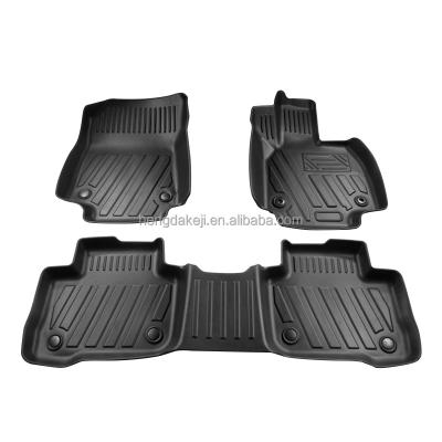 China Custom Luxury Car Auto Floor Mats Anti Slip 3d Floor Mats 3d Floor Mats 3d Slip /TPO Pieces Waterproof & Odorless Environmental Waterproof Car Mats Mats for sale