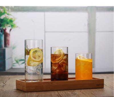 China Affordable - 20â „ ƒ -- 150 â „ ƒ High Quality Square Lead Free Glass Transparent Drinking Straight Mug For Juice Milk Tea Coffee for sale