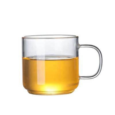 China High Sustainable Creative Borosilicate Glass Clear Glass Cup Water Glass Cup for sale