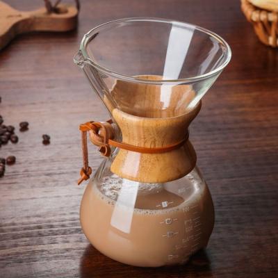 China Factory direct custom borosilicate Turkish coffee glass jar viable 400ml 800ml top for sale