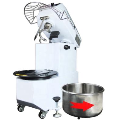 China Hot Sales Snack Factory 10L Liter Lifted Main Dough Mixer With Cover Included for sale