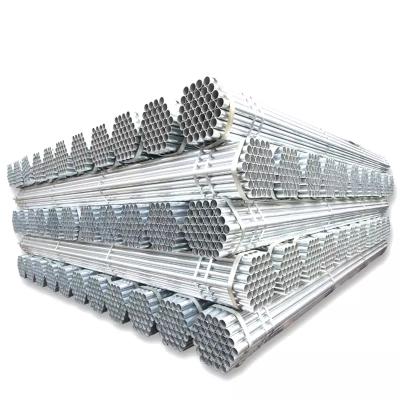 China Structure pipe 2 inch galvanized pipe round gi steel pipe tube steel pipe hot dip galvanized price per ton for sale