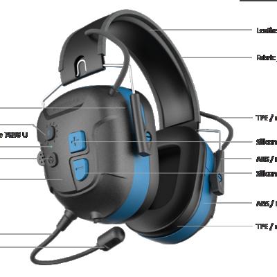 China BT-216 Headphones Headphones Noise-Canceling Radio Pad For Hearing To Pad for sale