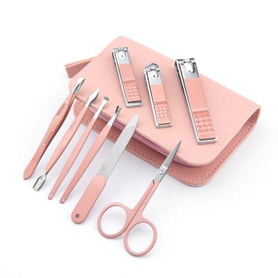 China Private Label Free Sample Stainless Steel Finger Nail Clipper Folder Manicure Kits And Pedicure Multi Gift Set Tools for sale