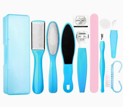 China China Sharp Factory 8 in 1 Desposible Skin Smoother Pedicure Foot File Callus Remover Set Pedicure Kit for sale