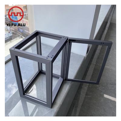 China Decorations wholesale price home improvement aluminum cabinet aluminum profile for wardrobe glass cabinet system for sale