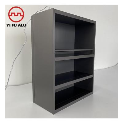 China Factory direct low price wine aluminum bar profile display production aluminum wine cabinet direct cut raw materials easy to install for sale