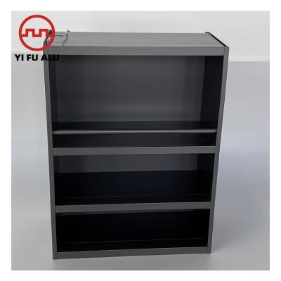 China Factory price production factory price aluminum furniture display cabinets profile office shelf direct cut retail aluminum profile for sale