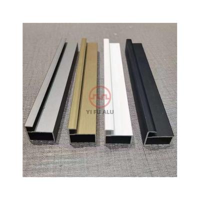 China Wardrobe Aluminum Frame Decorations Aluminum Profile Glass Door For China Aluminum Profile for sale