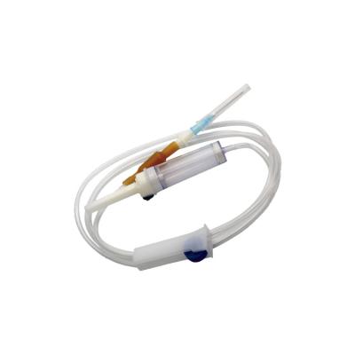 China Sterilized infusion set iv hot sale iv infusion set pvc best iv infusion giving set for sale