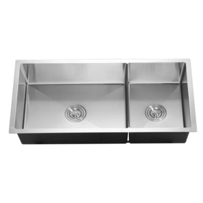 China Competitive Price Modern Hot Selling Handmade Kitchen Sink 304 Stainless Steel for sale