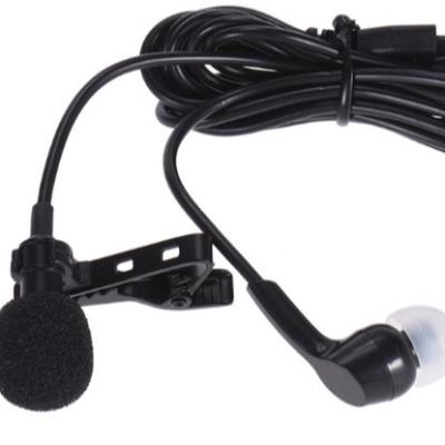 China Detachable Microphone Mini Headset Microphone Lapel Lavalier Mic Earphone for Smartphones Computer PC Laptop Speaker for sale