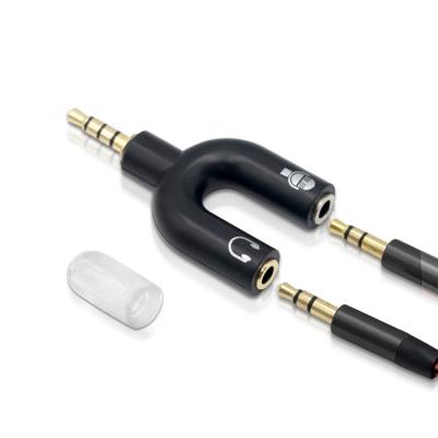 China LAPTOP 3.5MM Extension Headphone Spliter Audio Cable Adapter Male to 2 Female for 3.5mm Phone for sale