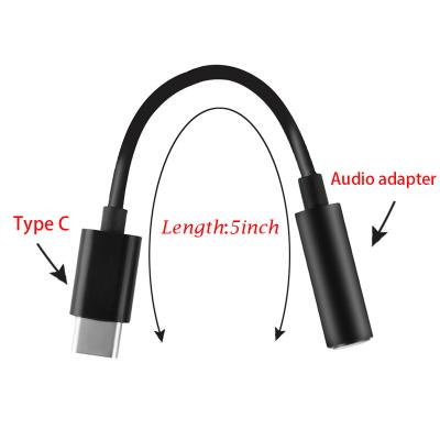 China audio & Video Type-C to 3.5mm Microphone Stereo Earphone Adapter Audio Cable Attach USB Earphone Adapter Mobile Phone Accessories for sale