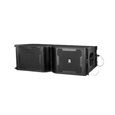 China passive line 10 inch plywood double row speaker box price for sale