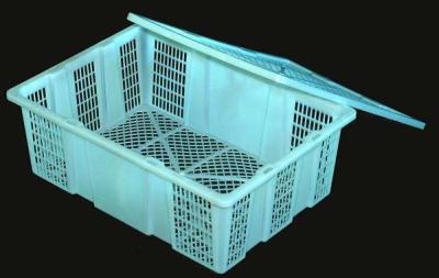 China Disposable Fruit Crate Mould , Stackable Plastic Crate Mould Semi / Automatic for sale