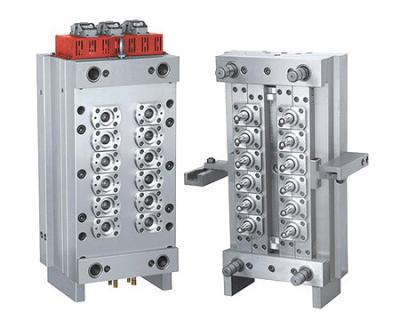 China Hot Runner Valve Gate PET Preform Mould 24 Cavity For Hot Filling Juice Preform Mould for sale