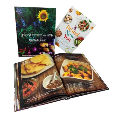 China Custom Cheap Eco-friendly Hot Sale Fancy Hardcover Cook A4 Colorful Cooking Canvas Print for sale