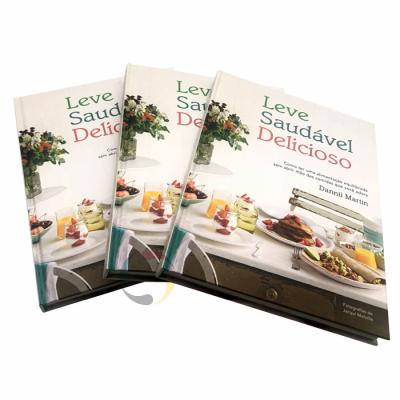 China Eco-friendly Cheap Overseas Customized Hardcover Cook Book Cooking Book Guide Printing for sale