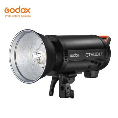 China Godox QT600III 600W 1/8000s Manual-Sync Cable Built-in 2.4G Wireless System Ultra-fast Flash Strobe Light Studio Control + 40W LED Modeling Bulb for sale