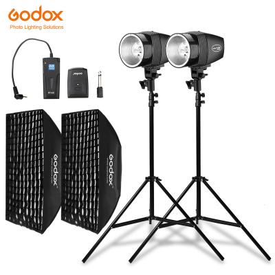 China Godox 360Ws Instant Light Kit 2 x K-180A Wireless Remote Control Studio Strobe Light + RT-16 Trigger + 2x 190cm Light Stand + 2x 50x70cm Honeycomb Grid Softbox for sale