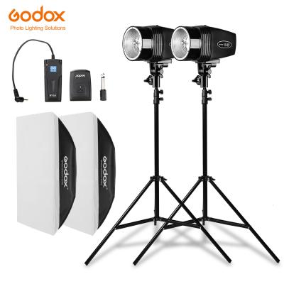 China Godox 360Ws 2x K-180A Flash Wireless Remote Studio Strobe Light Kit with RT-16 Trigger + 2x 50x70cm Softbox + 2x 190cm Light Stand for sale