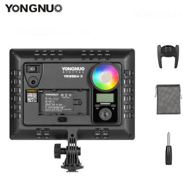 China YONGNUO YN300AIR II RGB LED Mini Camera Video Light Photography Light + AC Adapter for sale