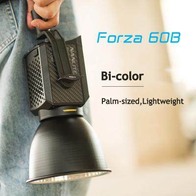 China Nanlite Forza 60B 60W 2700K-6500K LED Studio Strobe Lamp PORTABLE Bicolor Visual Light Professional Lighting for sale