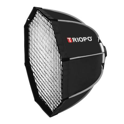 China Convenient to Install Triopo KS120 120cm Octagon Softbox Portable Umbrella with Outer Snap Honeycomb Grid Soft Box for Canon Nikon Godox for sale