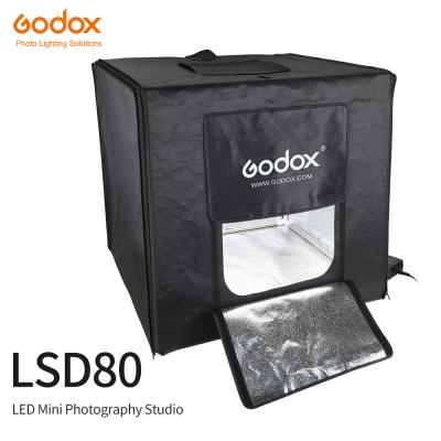 China Godox LSD80 80*80cm Portable 40W Photo Studio Light Box + PVC Foldable Backgrounds For Phone DSLR Tabletop Photography SNLSD8001 for sale