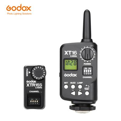 China Godox XT-16S XT16S Speedlite Wireless RC Transmitter and Flash Boot Receiver for Godox Ving V850 V860C V860N Speedlite for sale