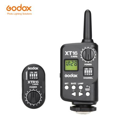 China Godox XT-16 Wireless Remote Control 2.4G Flash Boot + Receiver for Witstro SK Flash, QT, QS, GT, GS, DE, DP Series Studio Flashes 97.6x49.9x36.95mm for sale