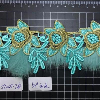 China Sustainable Wholesale Handmade Beaded Lace Trimmings For Dresses for sale